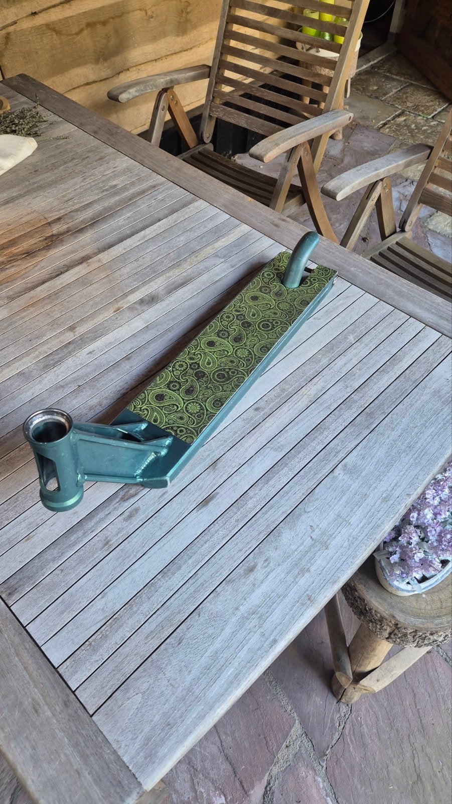 titanium stuntatep deck district, Ophalen, Gebruikt, Hout