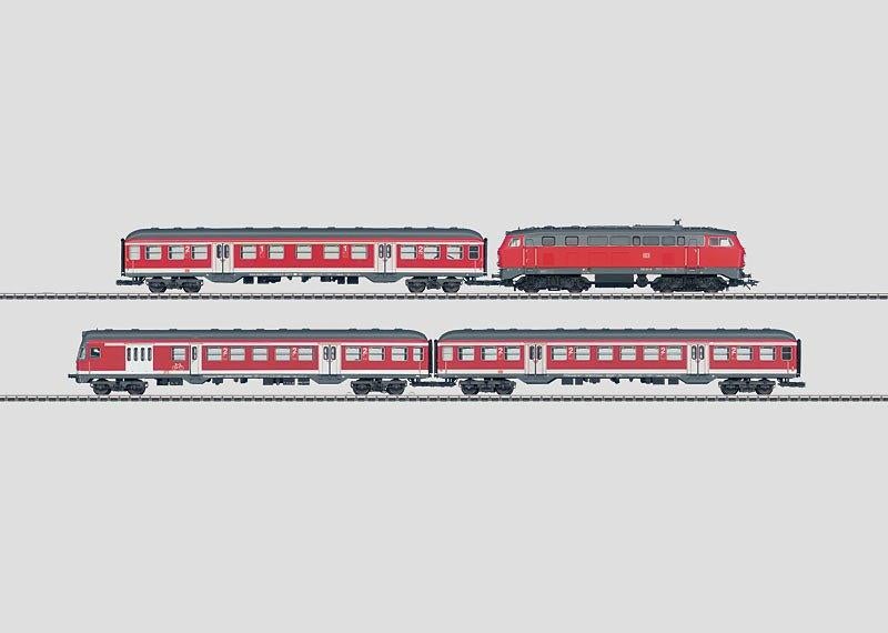 Märklin 26218 – Treinset RegionalExpress BR 218 – Mfx, Ophalen, Wisselstroom, Treinset, Nieuw