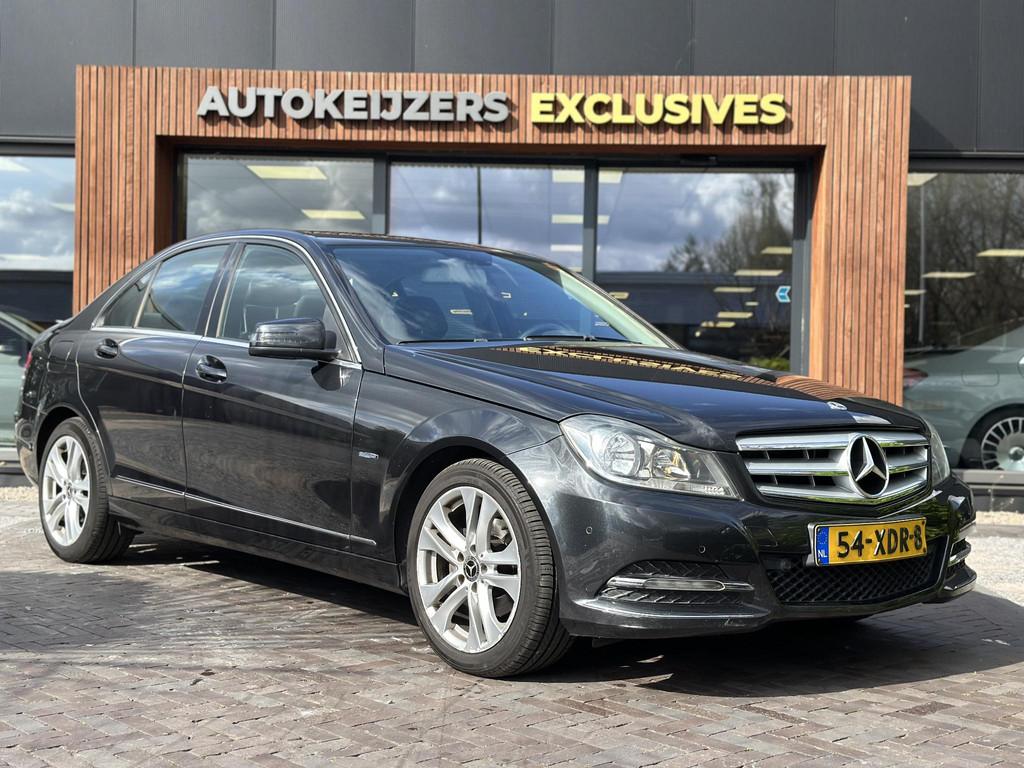 Mercedes-Benz C-klasse 180 Business Class Avantgarde Cruise, Auto's, Mercedes-Benz, Euro 5, Zwart, 1796 cc, Zwart