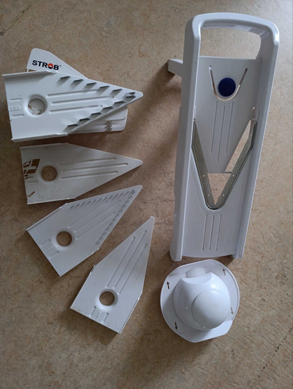 Mandolin slicer vegetable cutter, Ophalen of Verzenden, Zo goed als nieuw