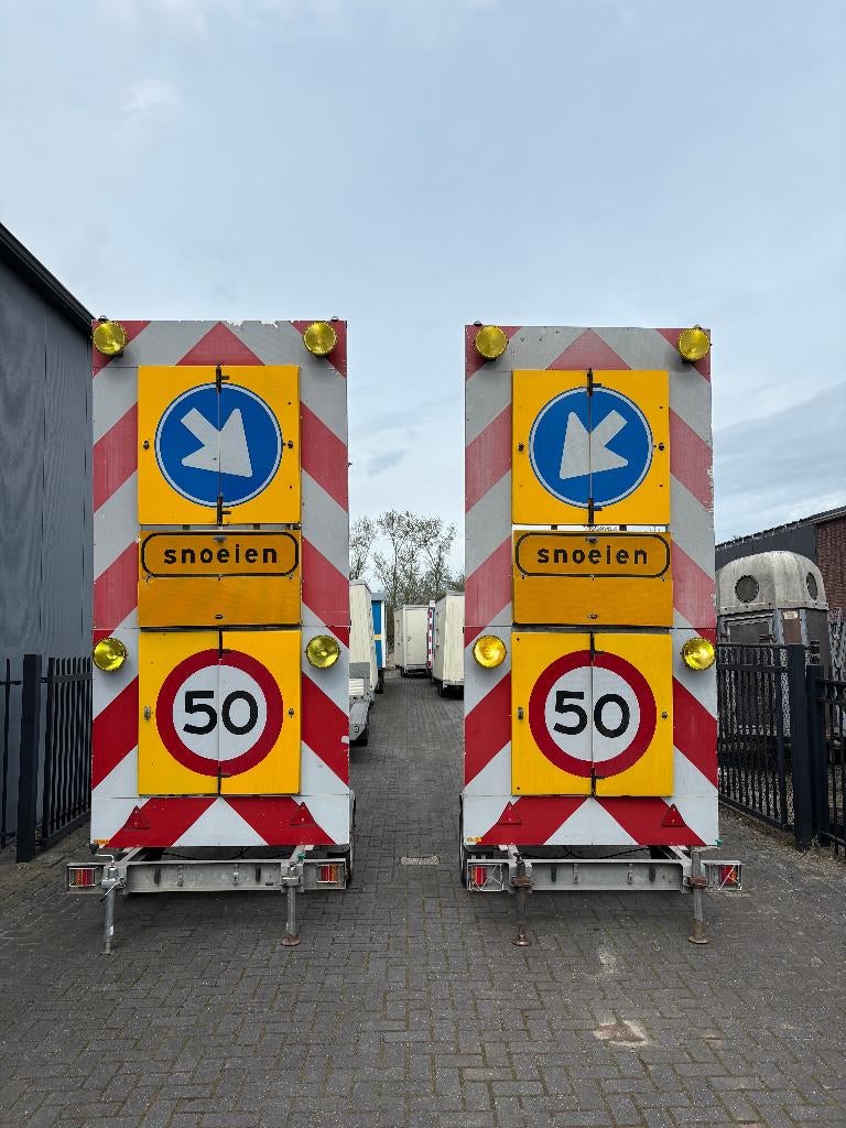 Te koop 2 x Actiewagen, pijlwagen, afzetwagen, Auto diversen, Aanhangers en Bagagewagens, Ophalen, Gebruikt
