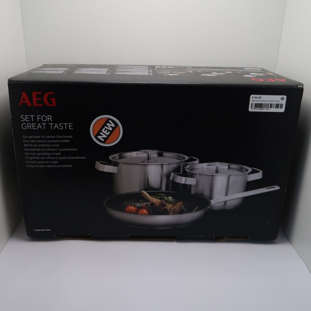 AEG A3SS Pannenset | Nieuw in Doos, AEG, Nieuw, Support@afg.com, Heinrich-Hertz-Str. 4
64331 Weiterstadt
Germany