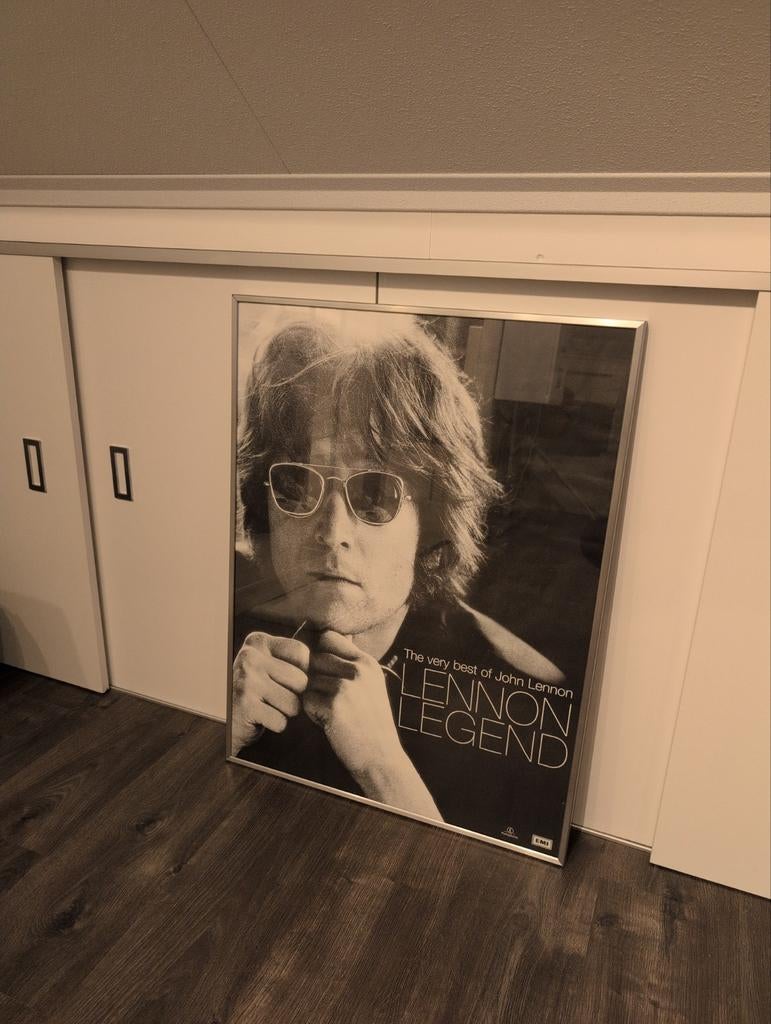 John lennon poster, Ophalen of Verzenden, Minder dan 50 cm, Foto of Poster, Minder dan 50 cm