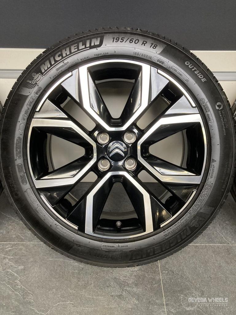 18” originele Citroen C4 / C4 X velgen + banden 4x108 983348, 18 inch, Gebruikt, -, -