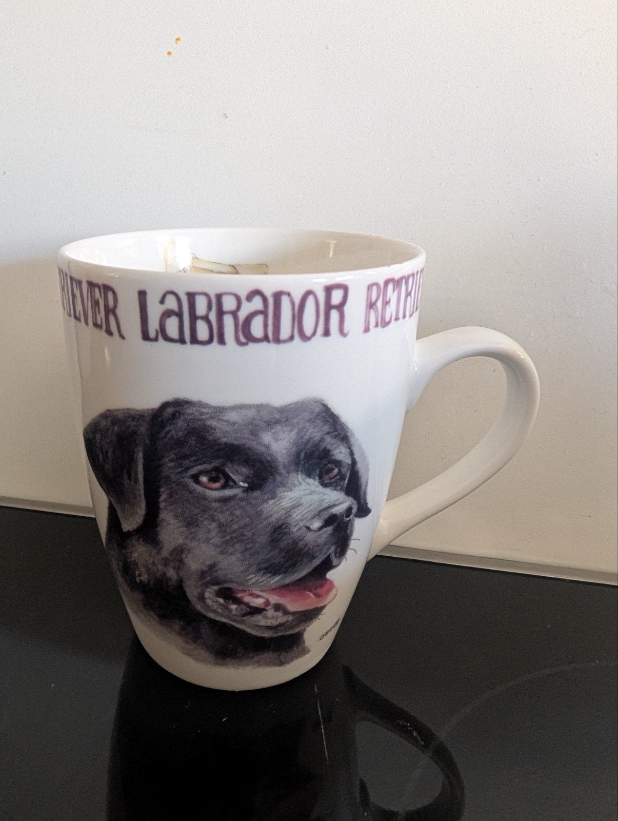 Beker Labrador by Jet Tersteeg, Ophalen of Verzenden, Zo goed als nieuw, Overige stijlen, Kop(pen) en/of Schotel(s)