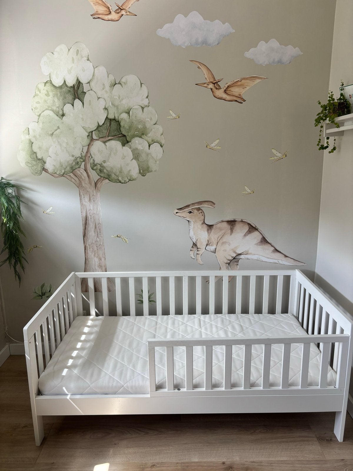 Petite Amelie peuterbed - Wit, incl. lattenbodem, Kinderen en Baby's, Kinderkamer | Bedden, Ophalen, Gebruikt, 70 tot 85 cm, 140 tot 160 cm