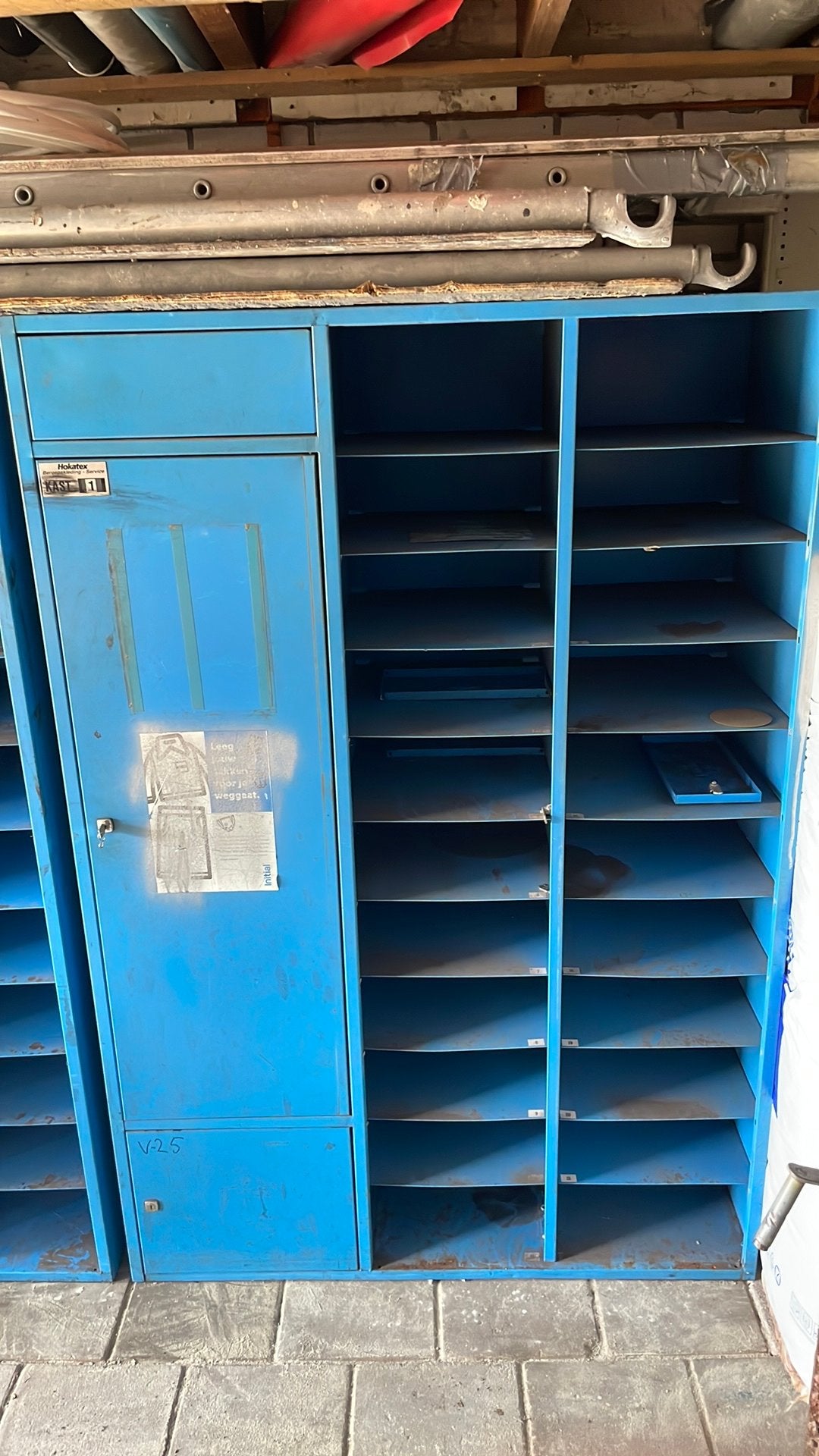 2 stalen werktplaats kasten, Ophalen of Verzenden, Zo goed als nieuw