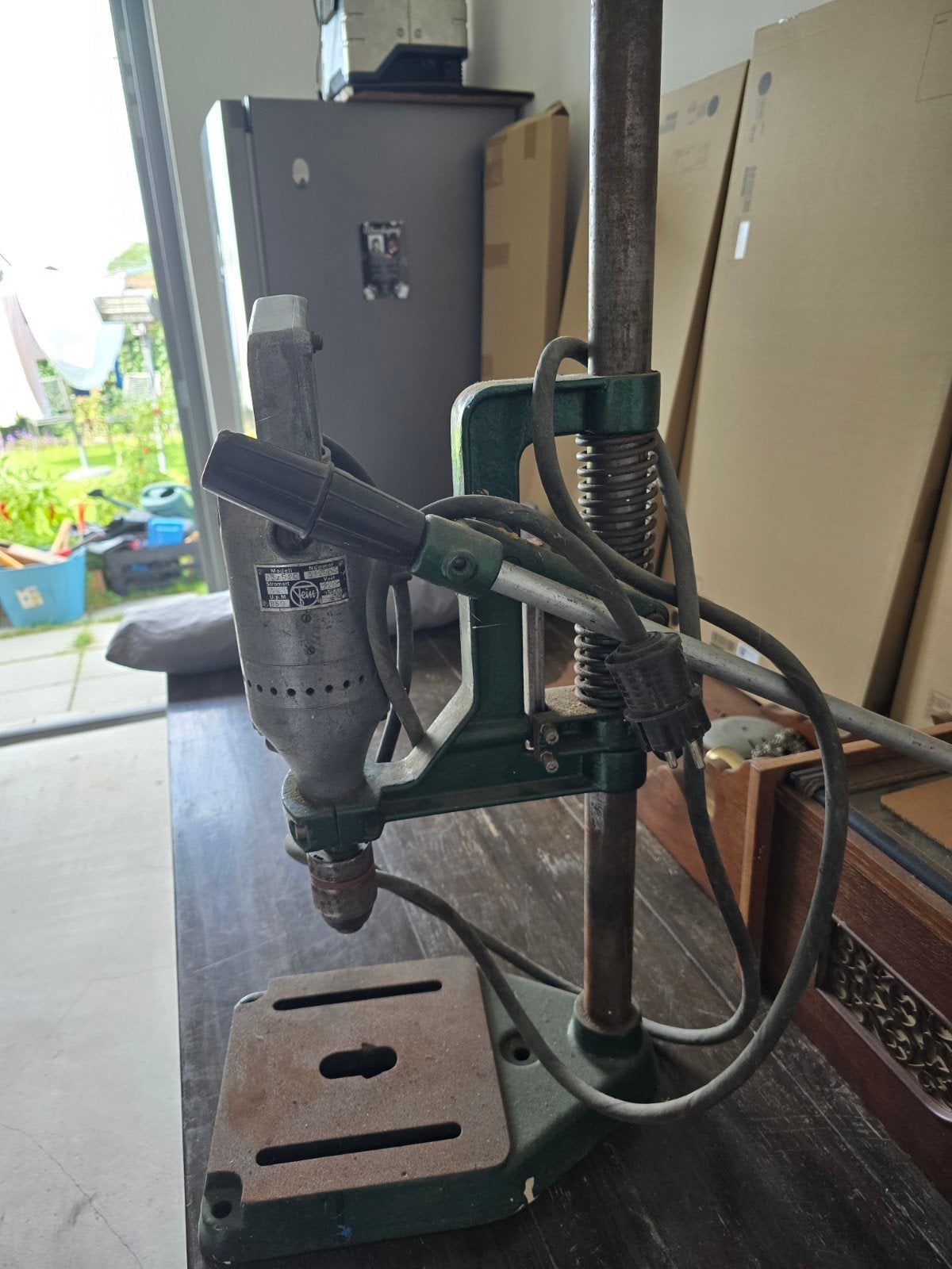 Vintage Fein Kolomboormachine - Gebruikt, Ophalen, Gebruikt, Kolomboormachine