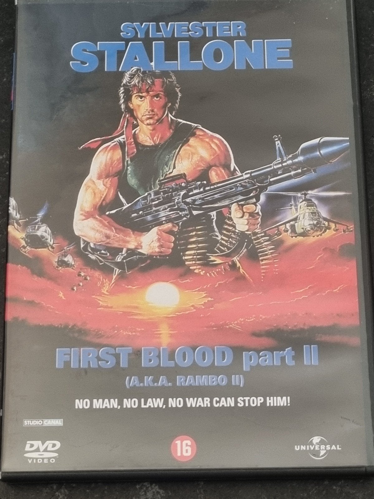 Rambo First Blood Part II DVD - Actieklassieker, Engels, Vanaf 16 jaar, Nederlands, Actie