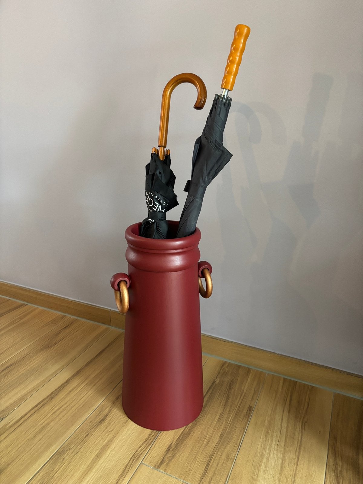 Vintage paraplubak - gerestyled, Ophalen, Zo goed als nieuw, Hout