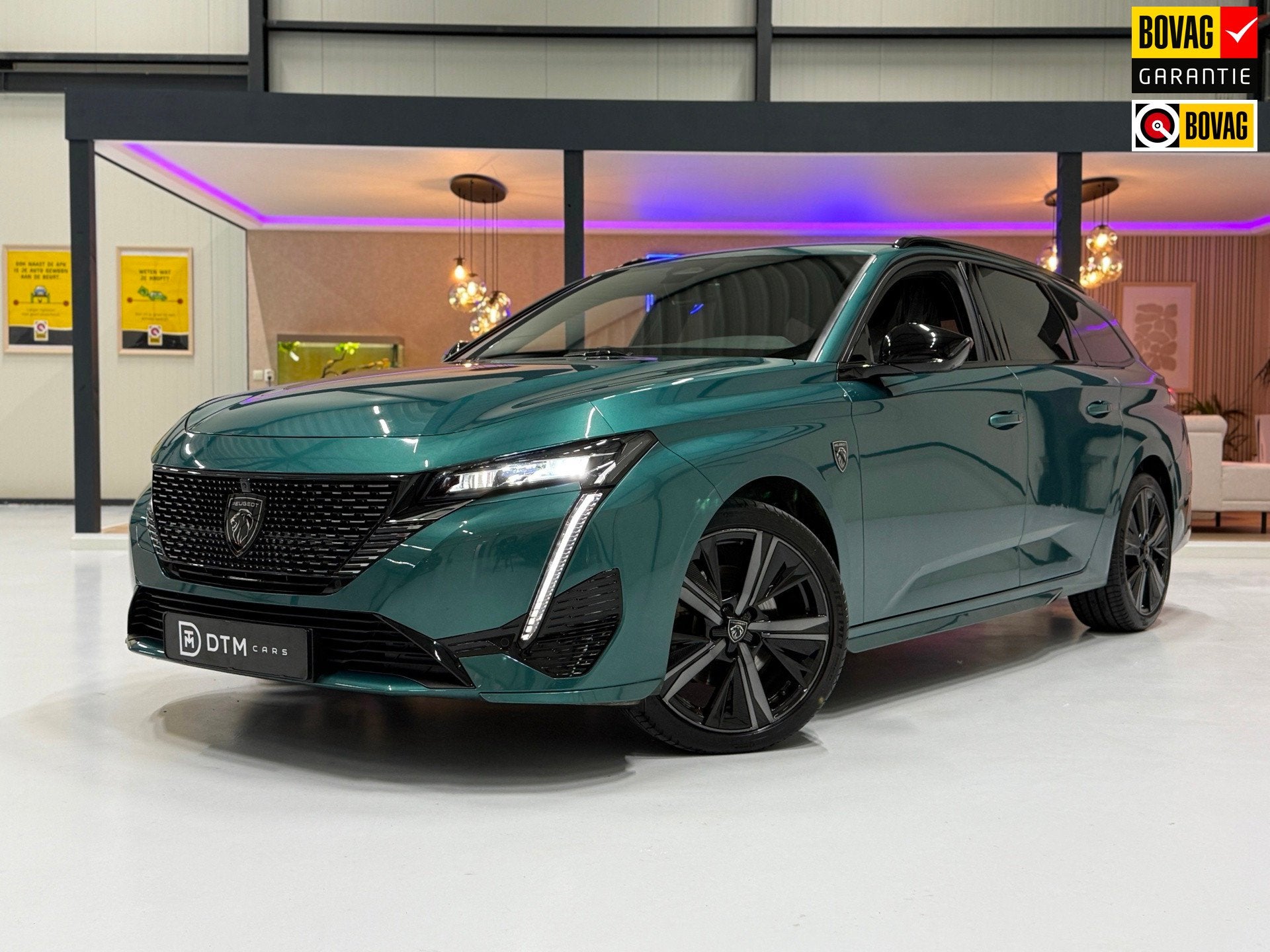 Peugeot 308 SW GT 130 PK Aut. | Memory Stoel | Matrix LED |, Auto's, Dealer onderhouden, 1199 cc, Blauw, Origineel Nederlands