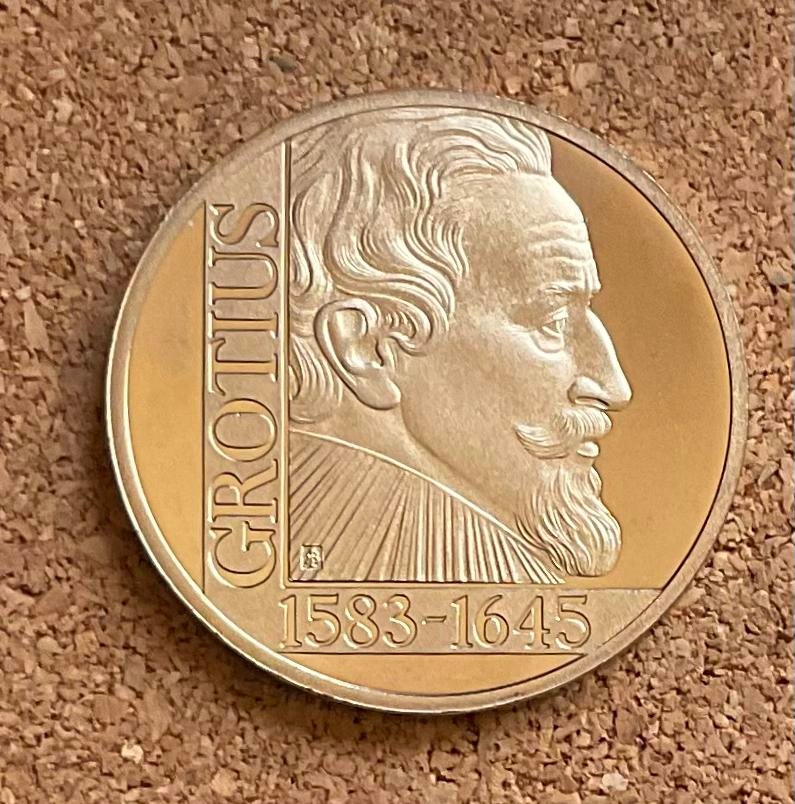 Penning - Nederland 2½ ECU 1995 Grotius., Ophalen of Verzenden, Overige materialen, Nederland