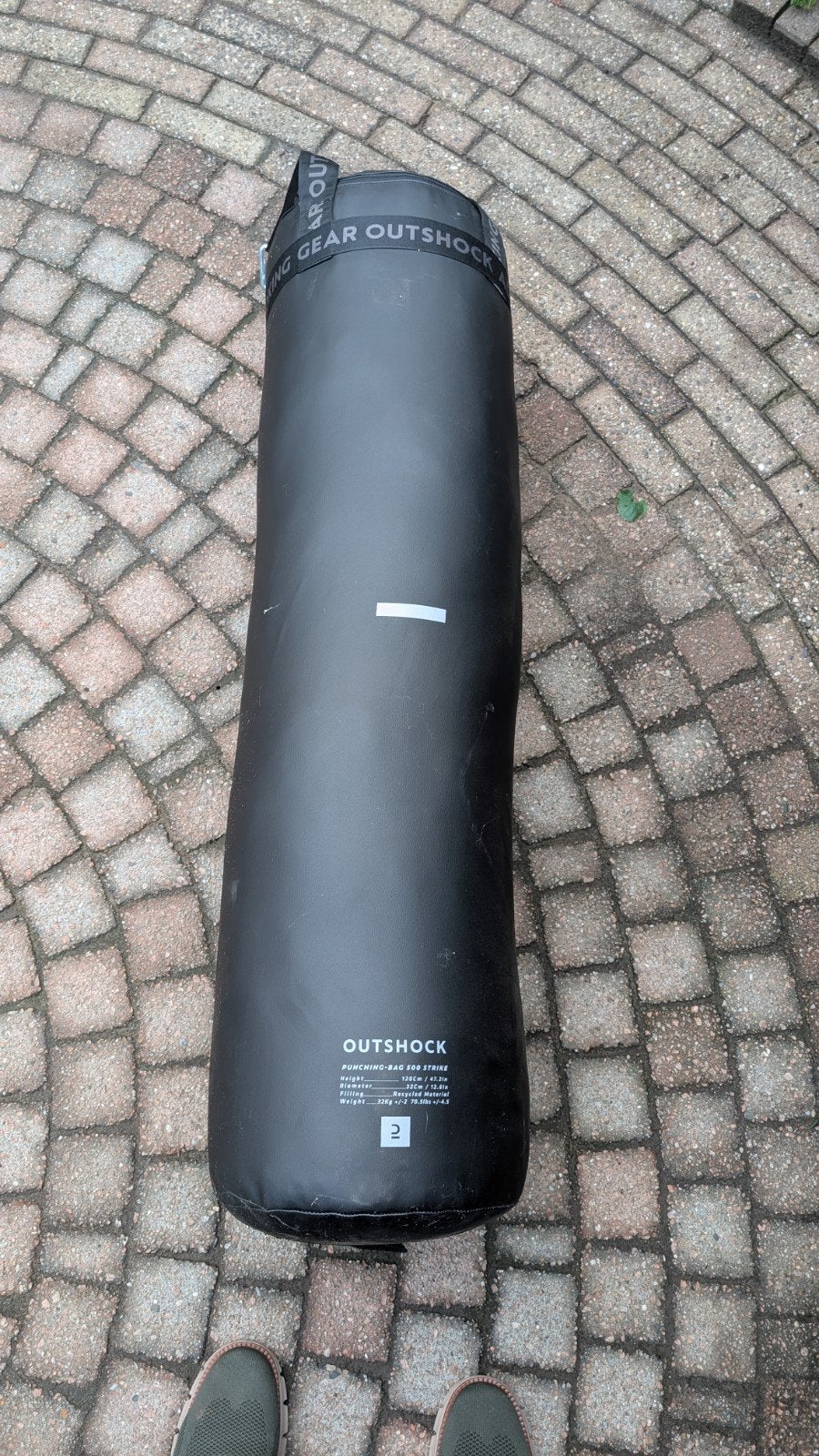 Outshock Bokszak 500 Strike - Zwart, Ophalen, Nieuw, Bokszak