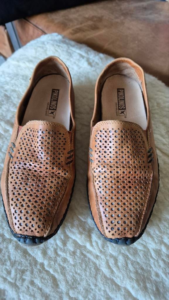 Pikolinos zgan cognac leren schoenen mt 36, Bruin, Zo goed als nieuw, Pikolinos, Ballerina's