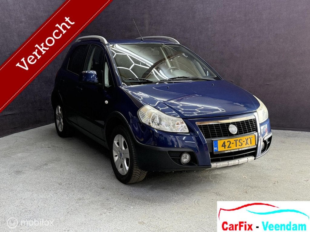 Fiat Sedici 1.6-16V Emotion, Auto's, Fiat, Multifunctioneel stuurwiel, 4 cilinders, Handgeschakeld, Vierwielaandrijving