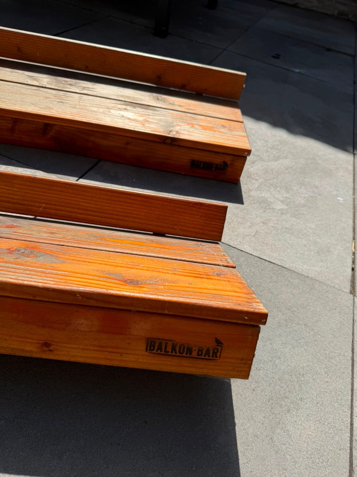 Handige balkon bar voor extra ruimte, Ophalen, Gebruikt, Rechthoekig, Hout