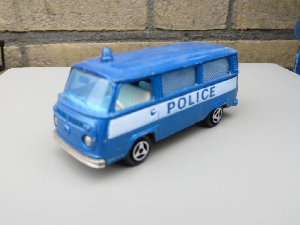 Majorette Volkswagen Tranporter T2 POLICE, Ophalen of Verzenden, Zo goed als nieuw, Auto