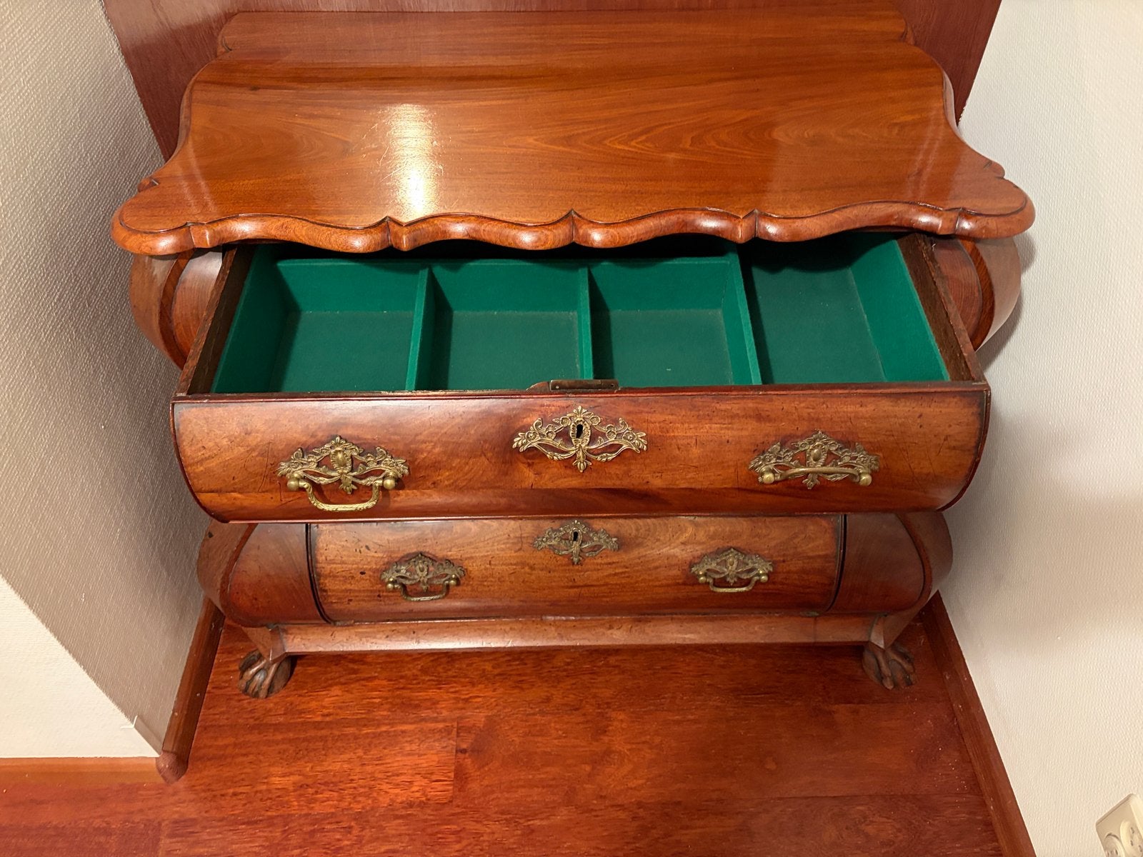 Antieke commode Mahoniehout, Antiek en Kunst, Ophalen