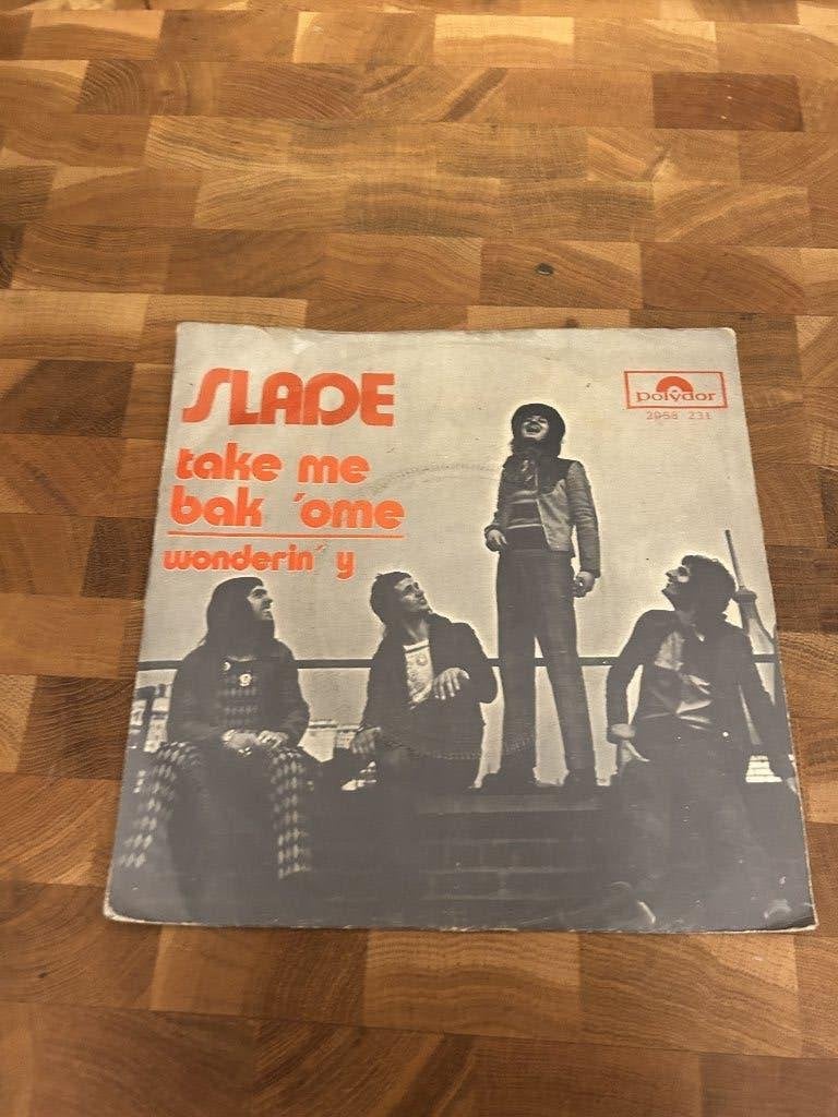Slade take me bak' ome single, Ophalen of Verzenden, Gebruikt, Pop