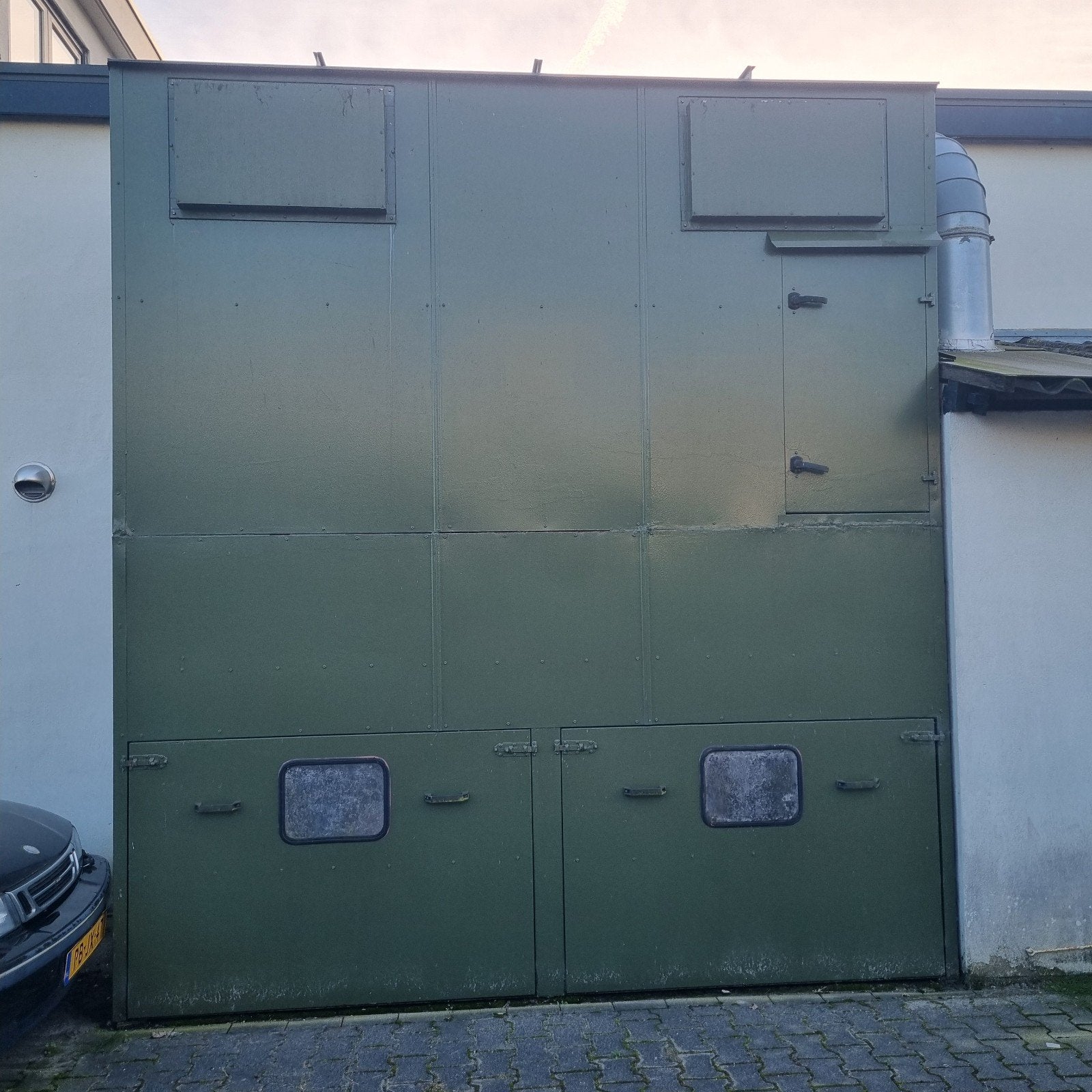 riedex Grote industriële afzuiginstallatie met opslag, Ophalen