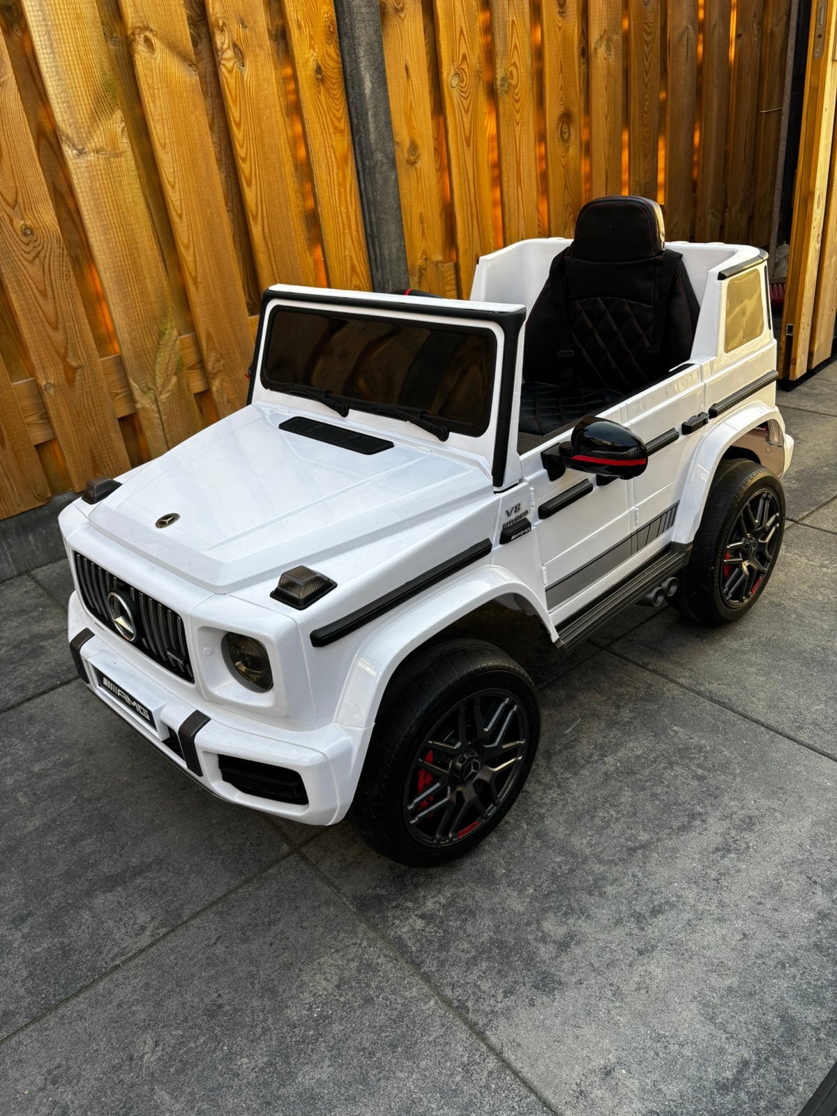 Mercedes G63 AMG Cabrio 12V Kinderauto, Ophalen, Zo goed als nieuw