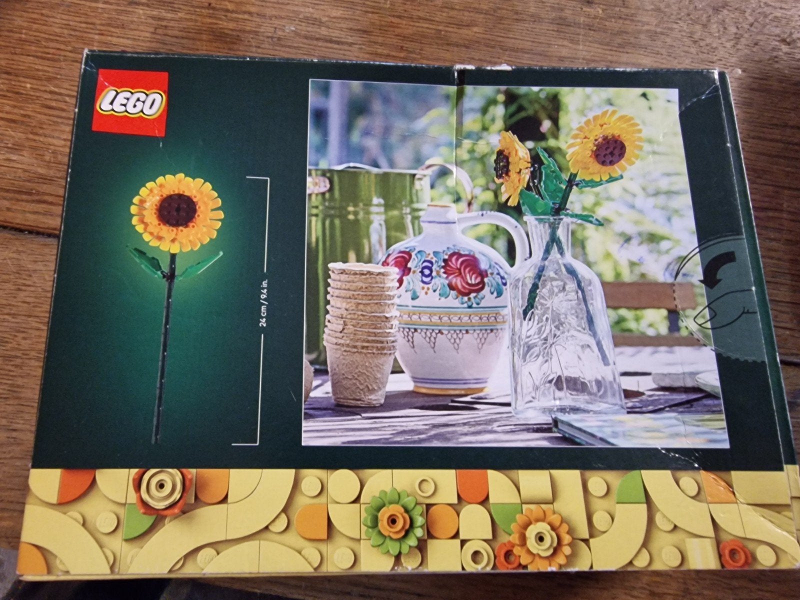 Lego Botanicals Zonnebloemen (40524) Nieuw in doos, Overige thema's, Lego, Nieuw, Ophalen of Verzenden