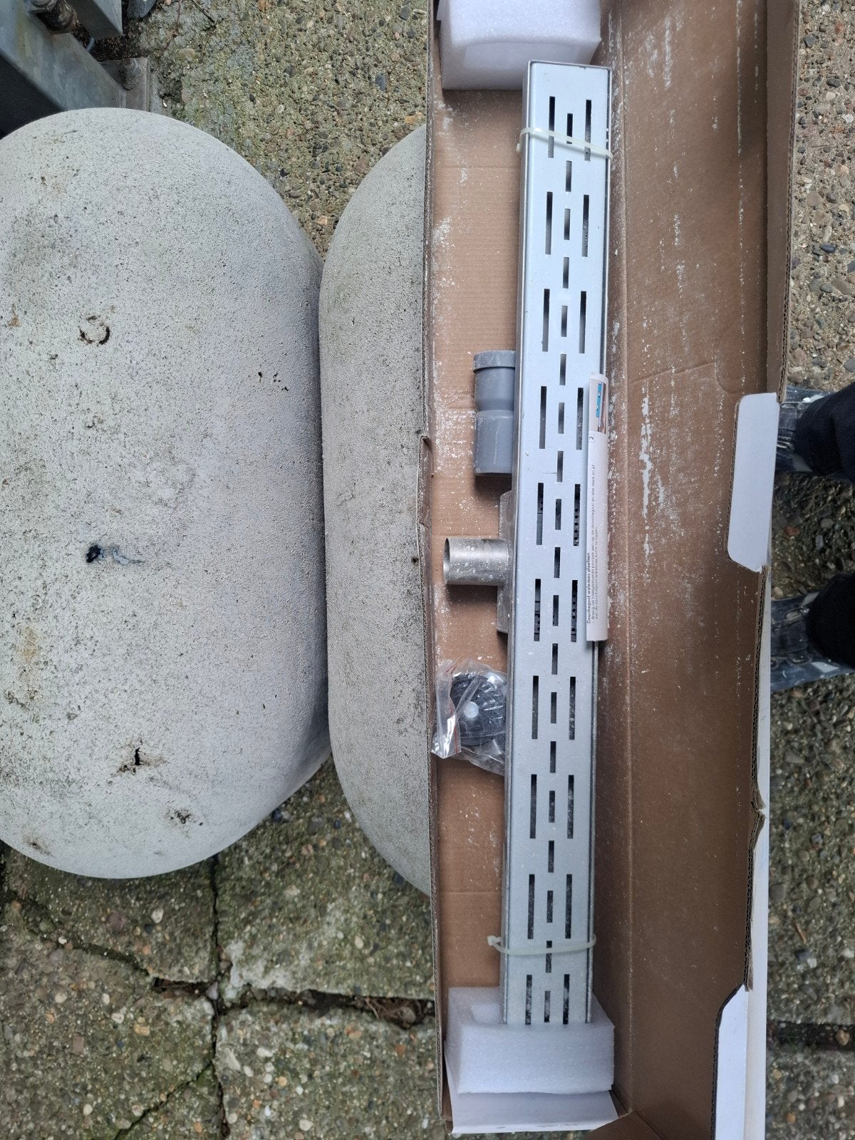 Douchegoot zonder flens - 80 cm, Ophalen, Nieuw, Douche