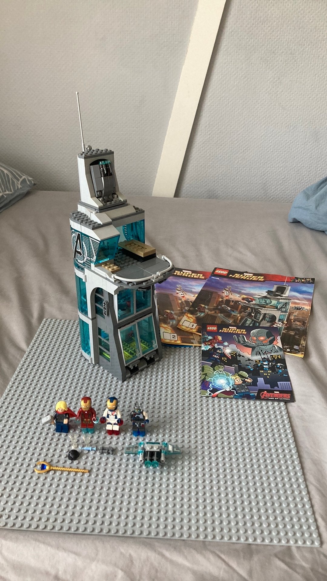LEGO Marvel Super Heroes Avengers Toren (76038), Ophalen of Verzenden, Zo goed als nieuw, Overige merken