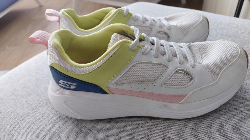 Skechers Bobs Memory Foam Sneakers Maat 39, Skechers, Wit, Ophalen of Verzenden, Sneakers of Gympen
