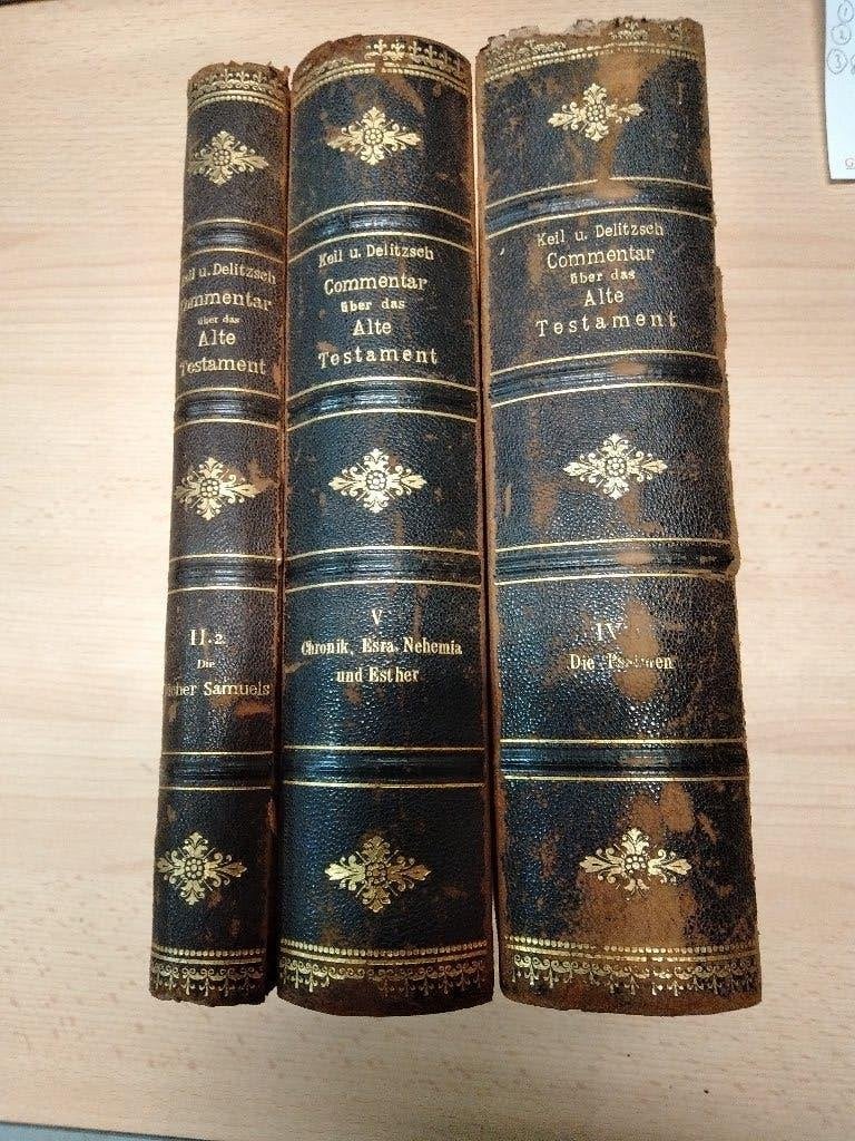 Nr. 1009 Keil und delitzsch, biblischer commentar ot 3 delen, Ophalen of Verzenden