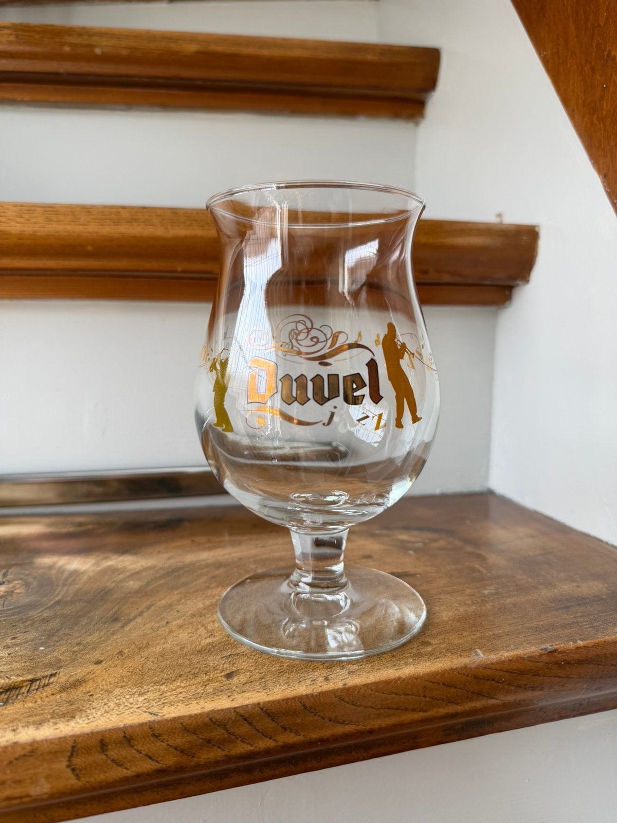 Duvel Jazz Collection bierglas 2007, Ophalen of Verzenden, Zo goed als nieuw, Glas of Glazen, Duvel