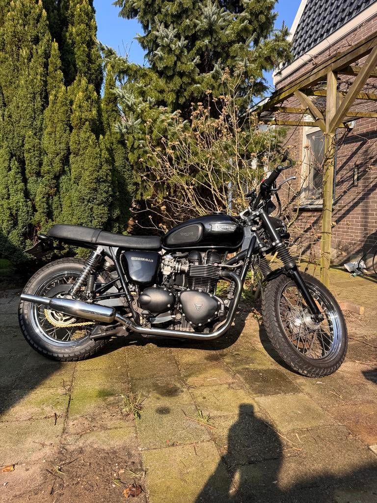 Triumph Bonneville 2005 - Luchtgekoeld, Carburateurs, Motoren, Motoren | Triumph, 2 cilinders, Sportuitlaat, Motorrijbewijs A
