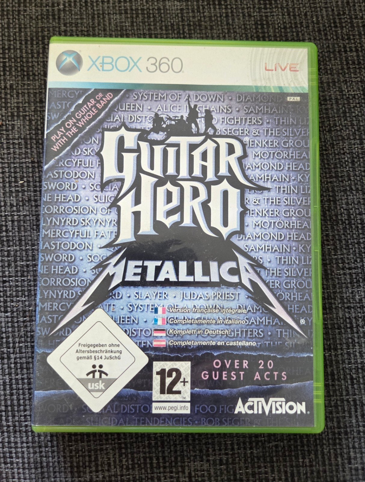 Guitar Hero Metallica Xbox 360 - Zo goed als nieuw, Spelcomputers en Games, Muziek, 2 spelers, Ophalen of Verzenden, Zo goed als nieuw