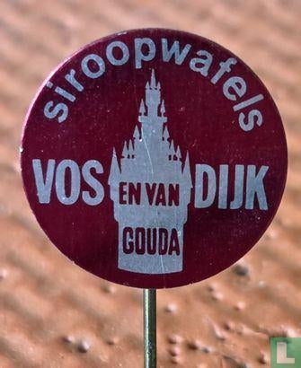 Speldje - Siroopwafels Vos en van Dijk Gouda [rood], Ophalen of Verzenden, Zo goed als nieuw, Merk, Speldje of Pin