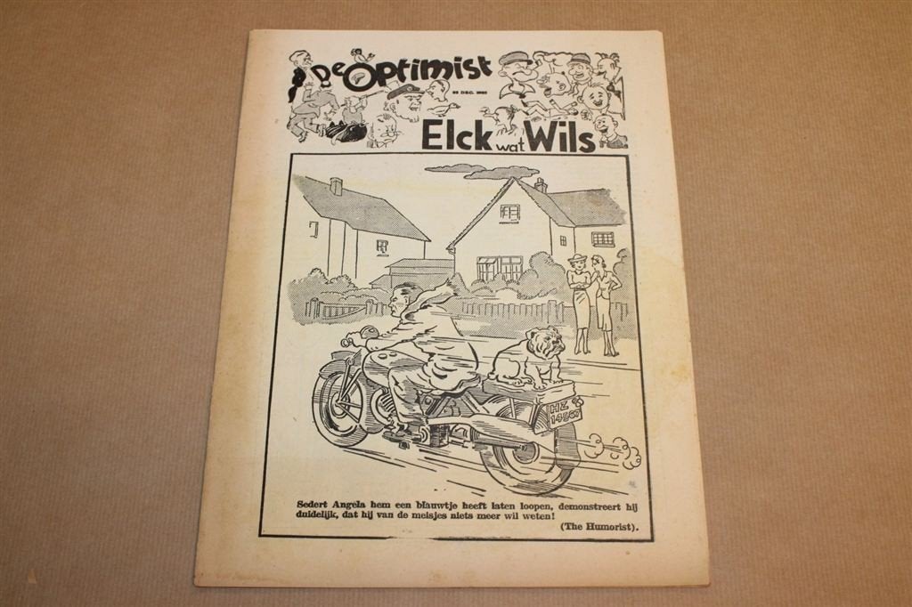 De Optimist - Elck wat Wils - 1938 !!, Boeken, Tijdschriften en Kranten, Ophalen of Verzenden, Zo goed als nieuw, Muziek, Film of Tv