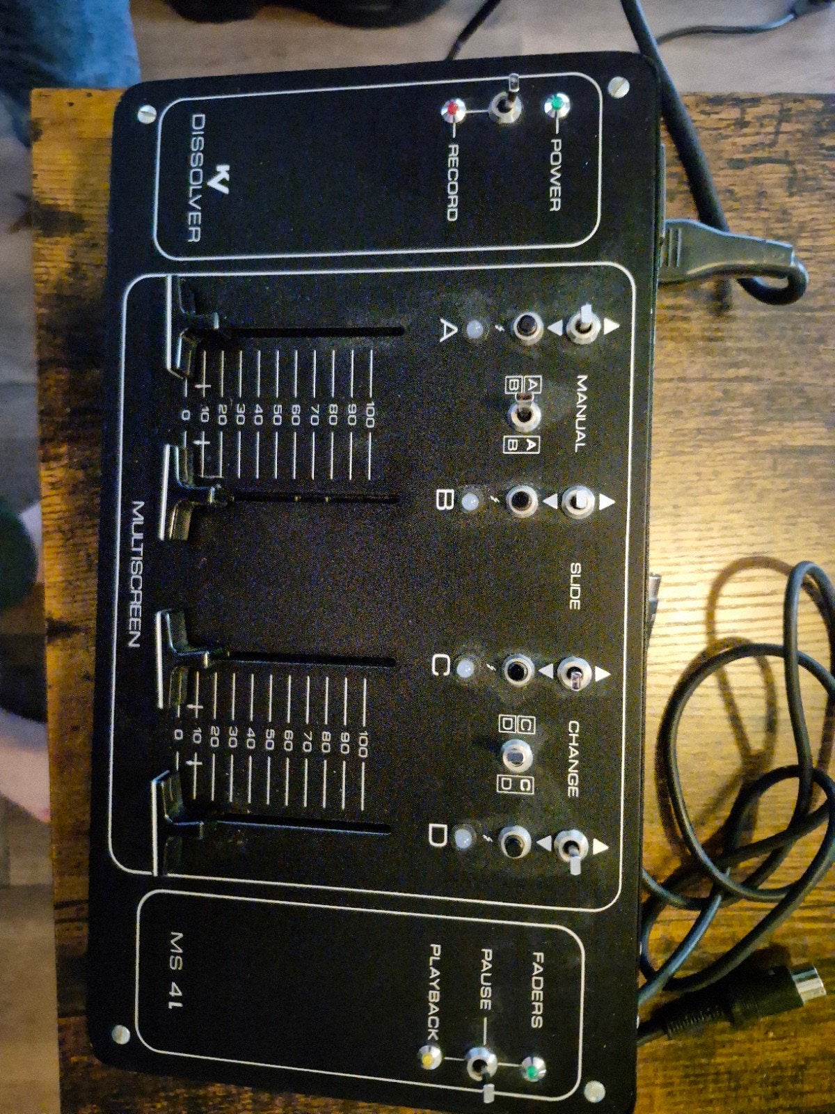 Vintage Dissolver Multiscreen MS 4L DJ-mixer, Ophalen, Gebruikt, Dj-set, Overige merken