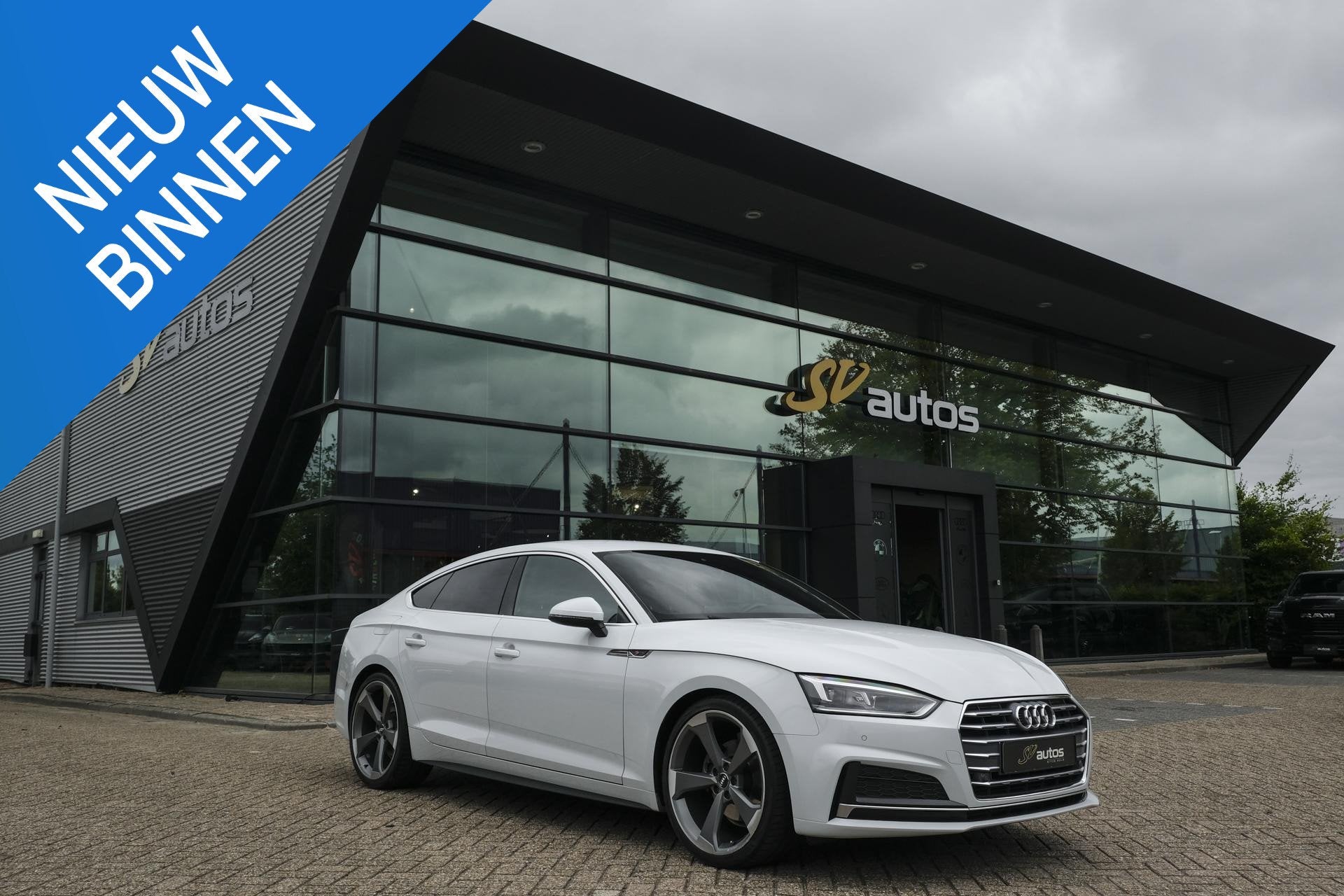 Audi A5 Sportback 2.0 TFSI 190pk S-line Carplay 20" LMV Roto, Auto's, Audi, Gebruikt, 1984 cc, Automatische klimaatregeling, Wit