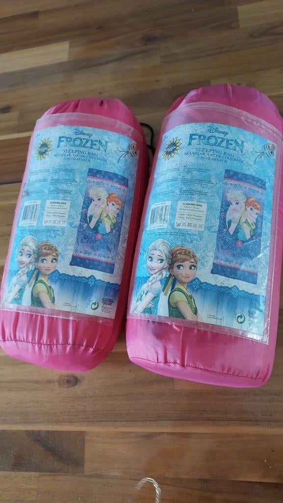 Slaapzakken kind Frozen, Caravans en Kamperen, Slaapzakken, Ophalen of Verzenden