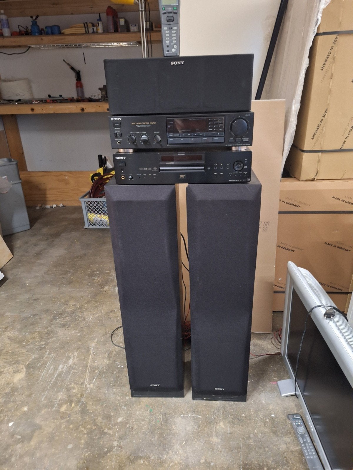 Complete Sony Hifi Set, Versterker dvd boxen, Audio, Tv en Foto, Stereo-sets, Ophalen, Gebruikt, ?, ?