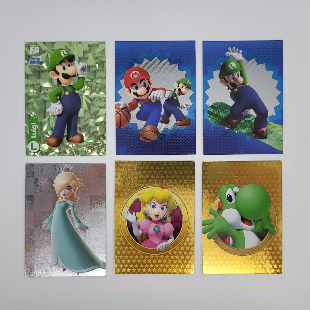Panini Super Mario Trading Cards - Kleine verzameling, Hobby en Vrije tijd, Stickers en Plaatjes, Gebruikt, Meerdere plaatjes