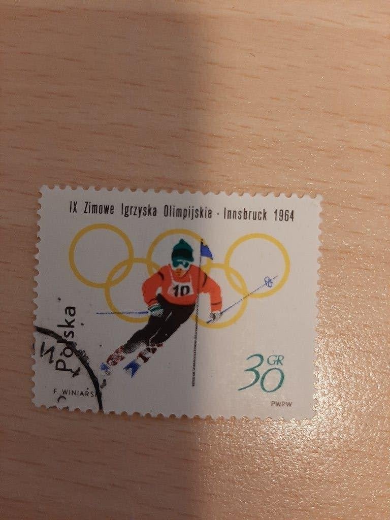 Polen Olympische Spelen skien, Verzenden, Polen, Gestempeld