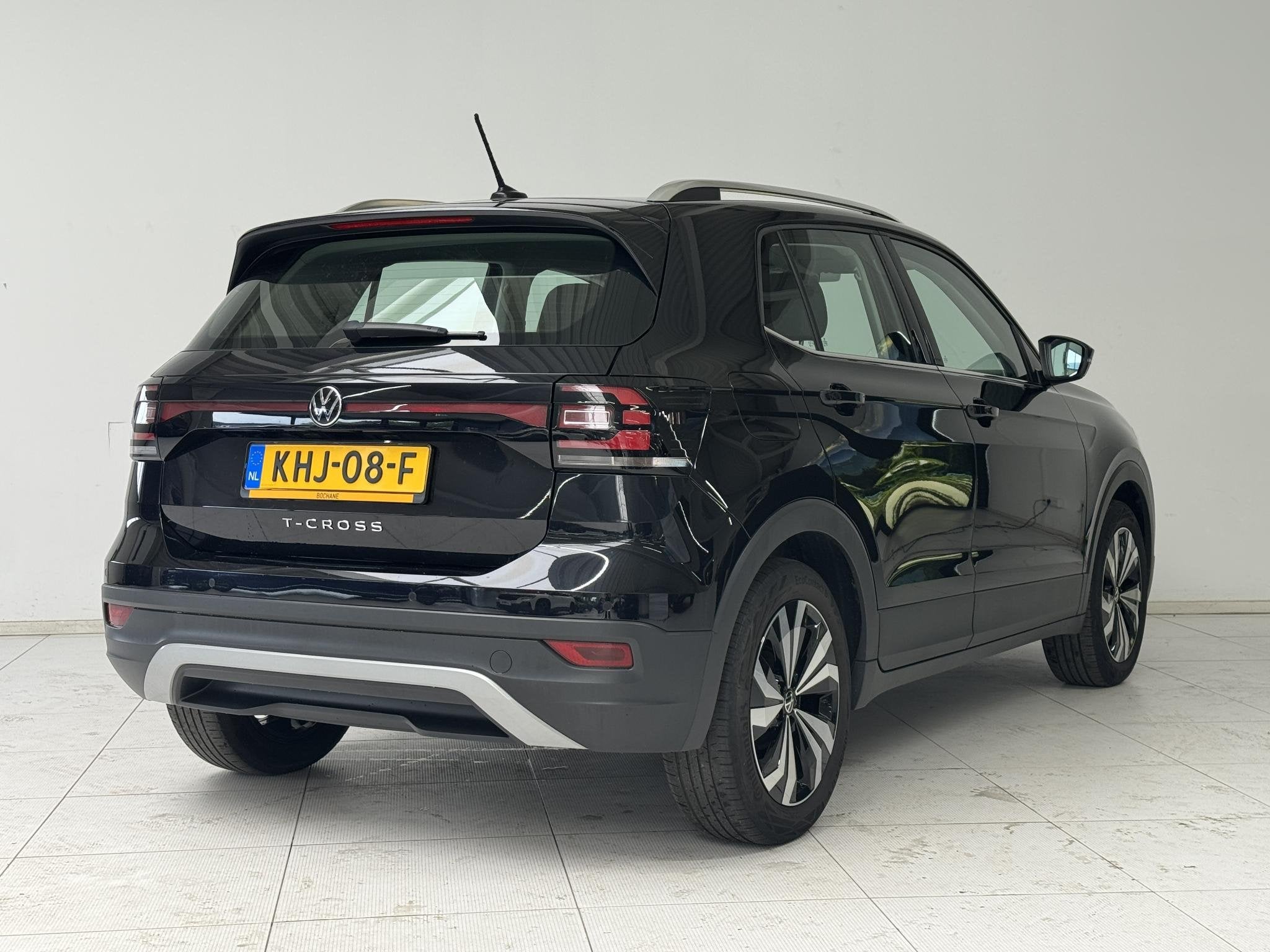 Volkswagen T-Cross 1.0 TSI Style | Apple Carplay/Android Aut, Auto's, Gebruikt, Met garantie (alle), Zwart, 3 cilinders