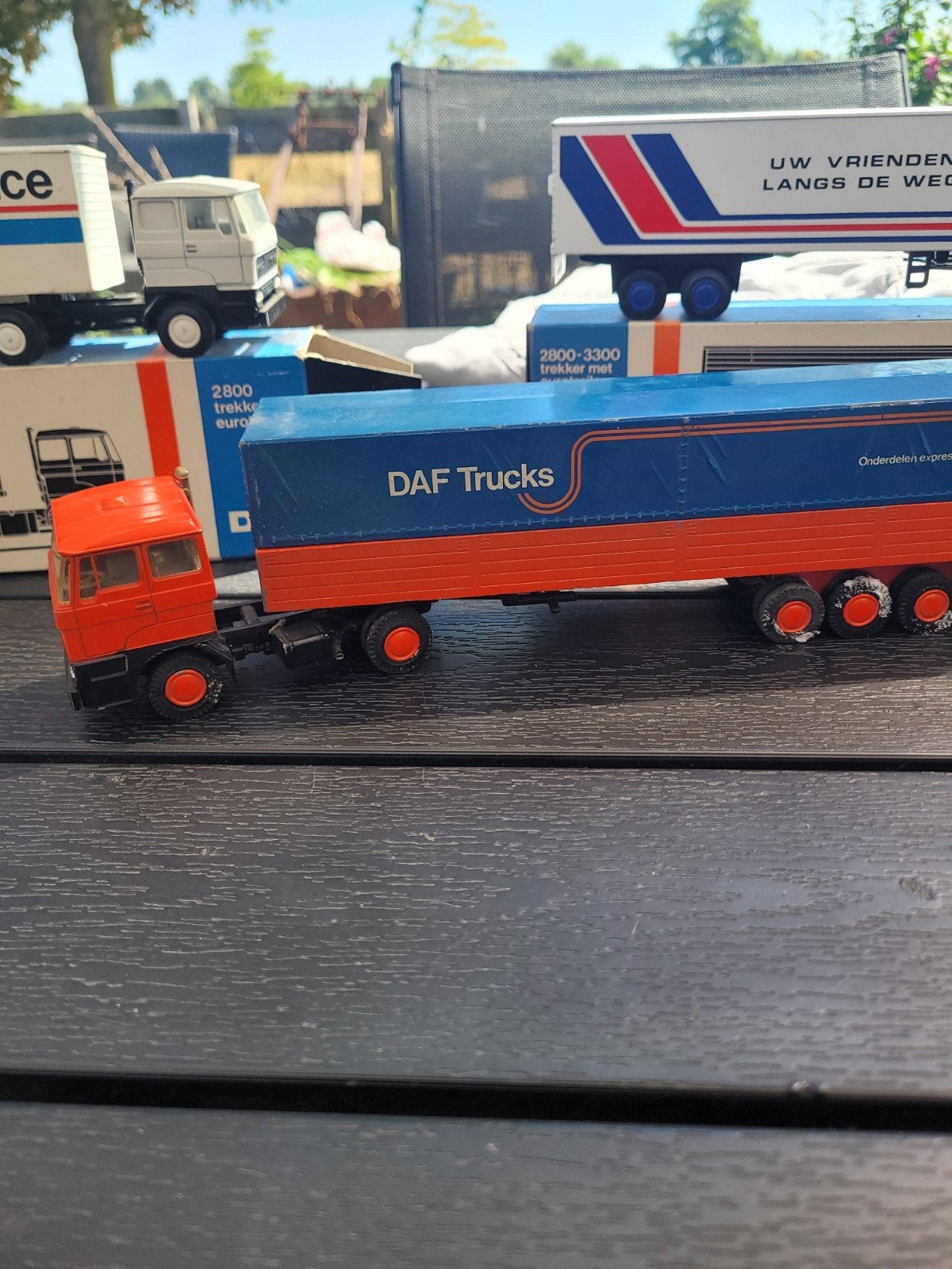 DAF Trucks schaalmodellen eurotrailer (Lion Car)4 stuks, Ophalen of Verzenden, Nieuw