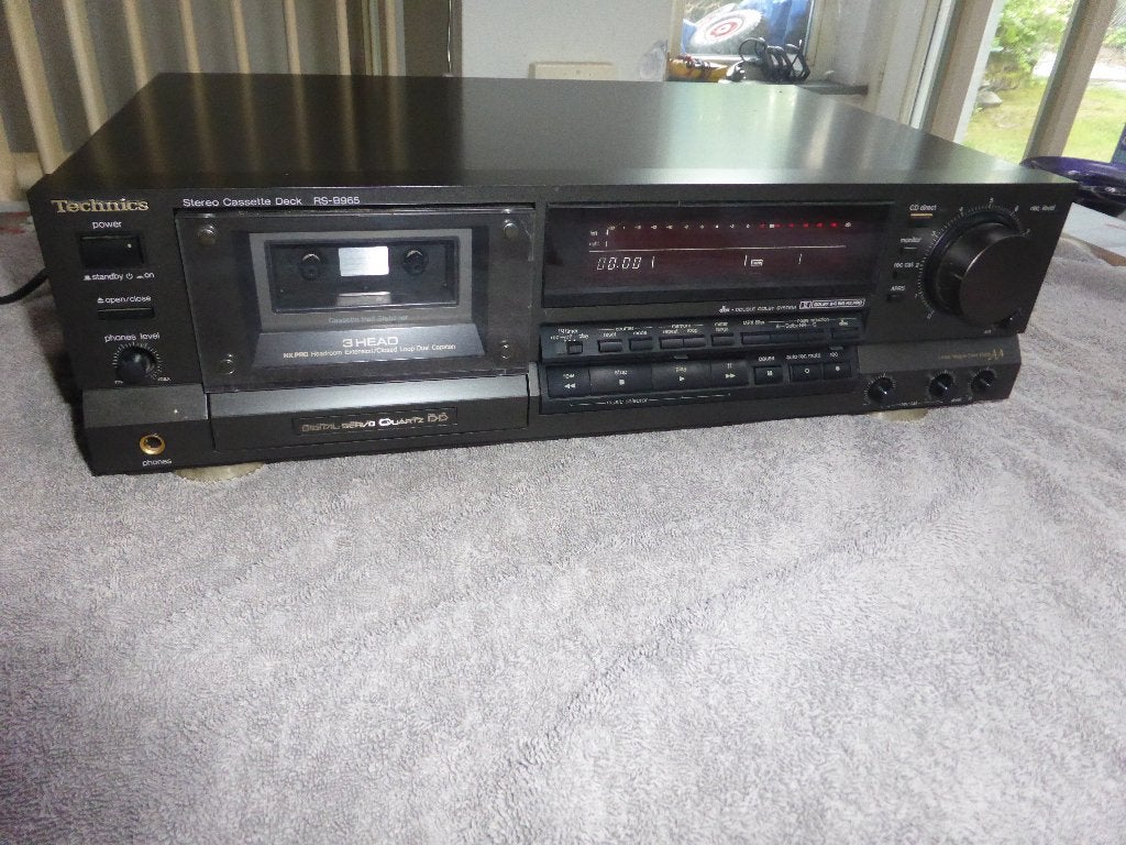 Technic RS-B965 Audiophile 3-koppen cassettedeck, Ophalen, Enkel, Overige merken