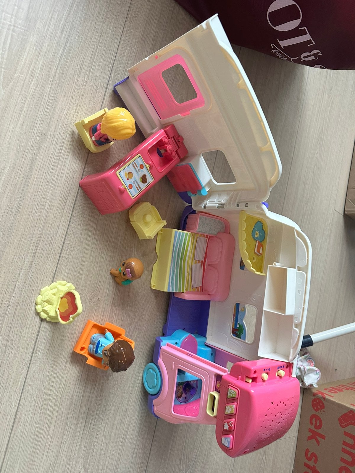 Vtech camper, Ophalen, Gebruikt