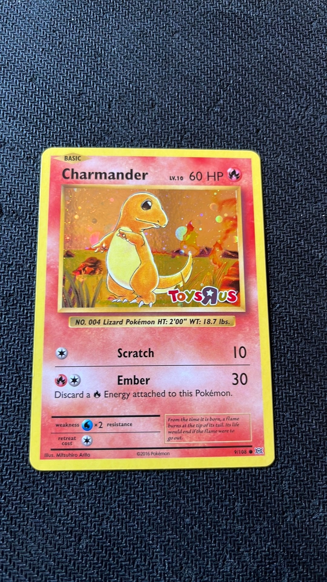 Charmander 9/108 - Pokemon, Ophalen of Verzenden, Zo goed als nieuw