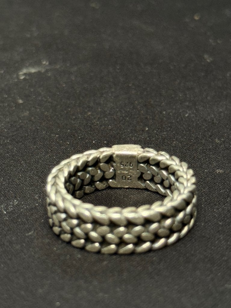 Buddha to Buddha ring maat 20 - Zilver, Sieraden, Tassen en Uiterlijk, Ringen, Gebruikt, 20 of groter, Ophalen of Verzenden, Dame of Heer