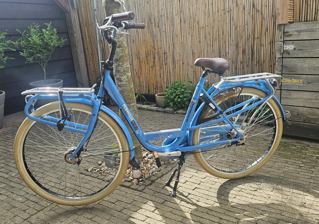 Mooie Batavus Personal Bike SD lichtblauw 7 versnellingen, Gebruikt, Batavus, Ophalen of Verzenden, Versnellingen