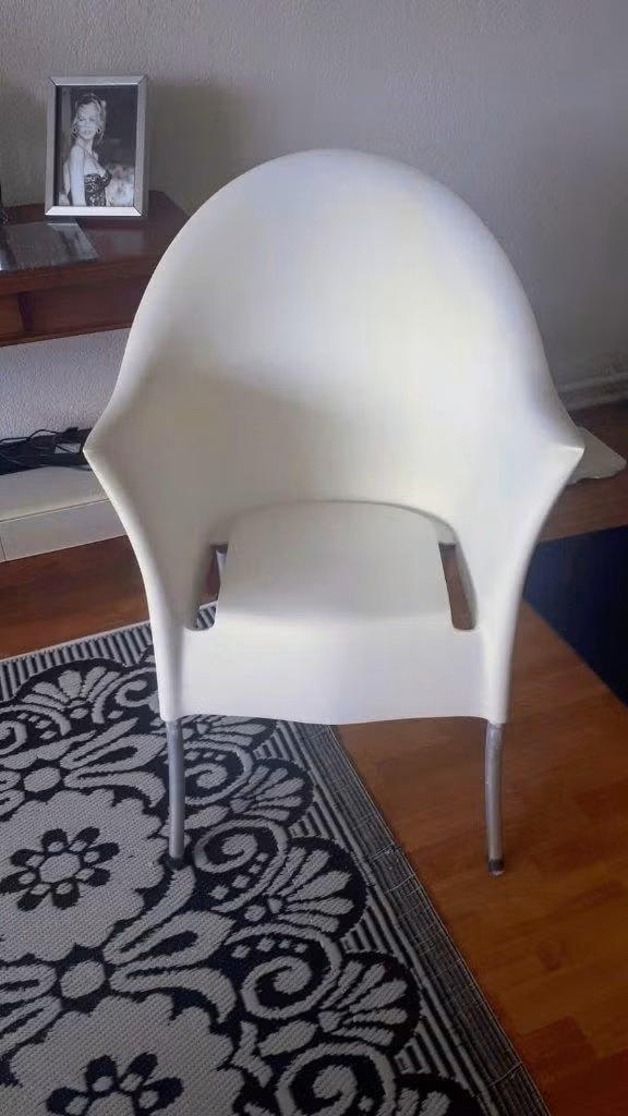 stoel, Ophalen, Kunststof, Gebruikt, Drie
