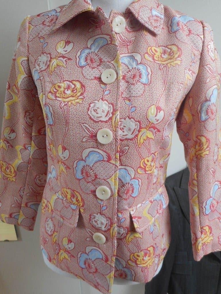 Bloemenprint Jasje - Maat XS, van Heyton, Nieuw, Kleding | Dames, Jasjes, Kostuums en Pakken, Heyton, Meerkleurig, Nieuw, Ophalen of Verzenden